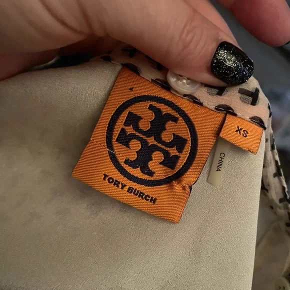 Tory Burch Polka Dot logo dress sz xs - Picture 11 of 11